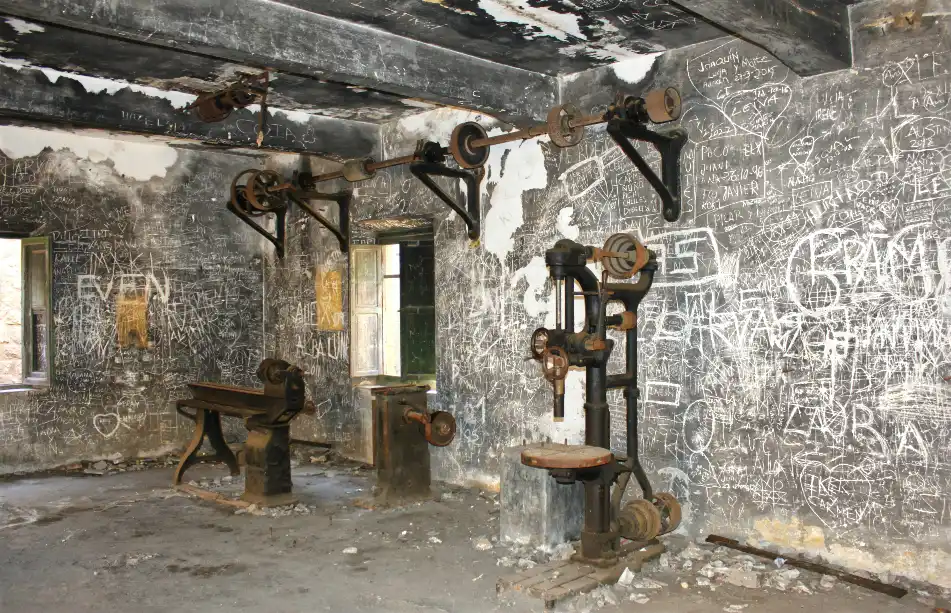 Old unwanted gym equipment are prepared for scrap pickup and recycling in Melbourne